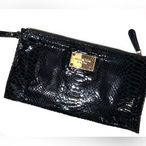 Michael Kors Snake Print Wristlet